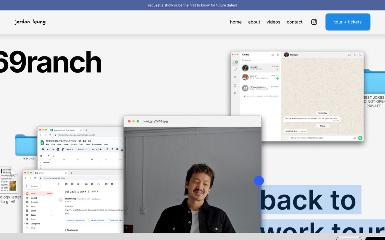 Jordan Leung home page